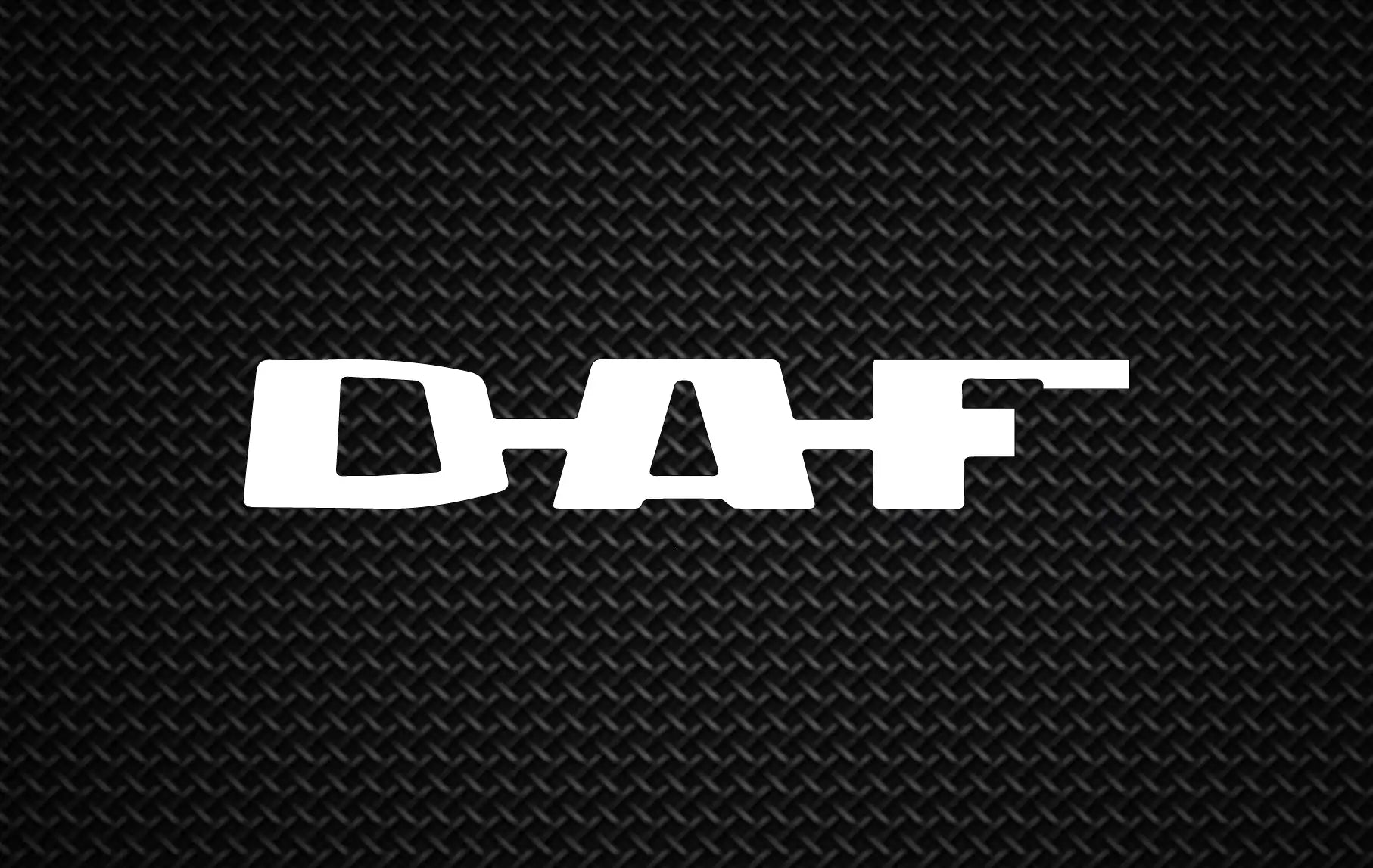 DAF Old Style Logo - Plexiglas Wit - 8mm