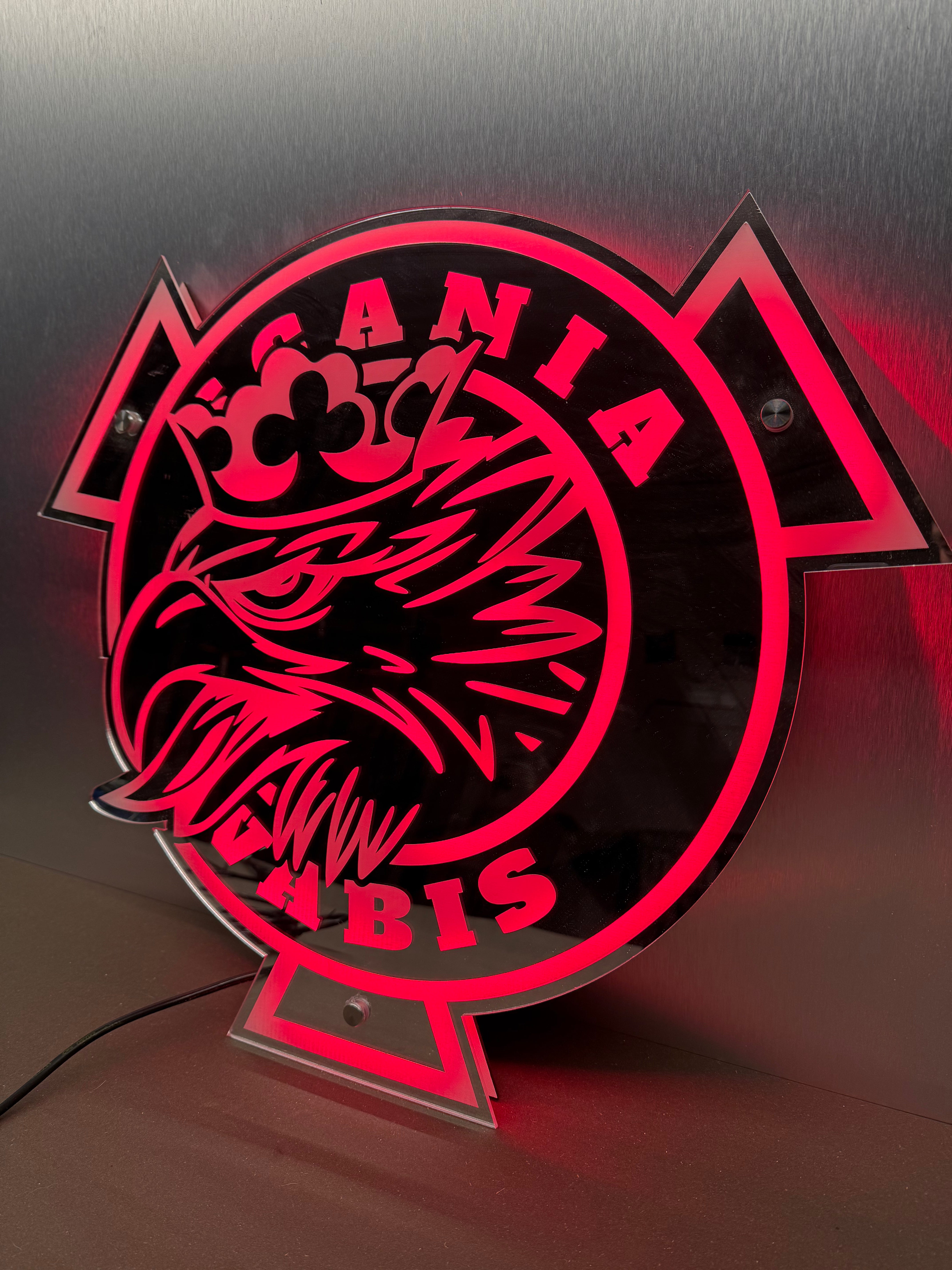 Scania Vabis Rond LED Spiegel Achterwand V2