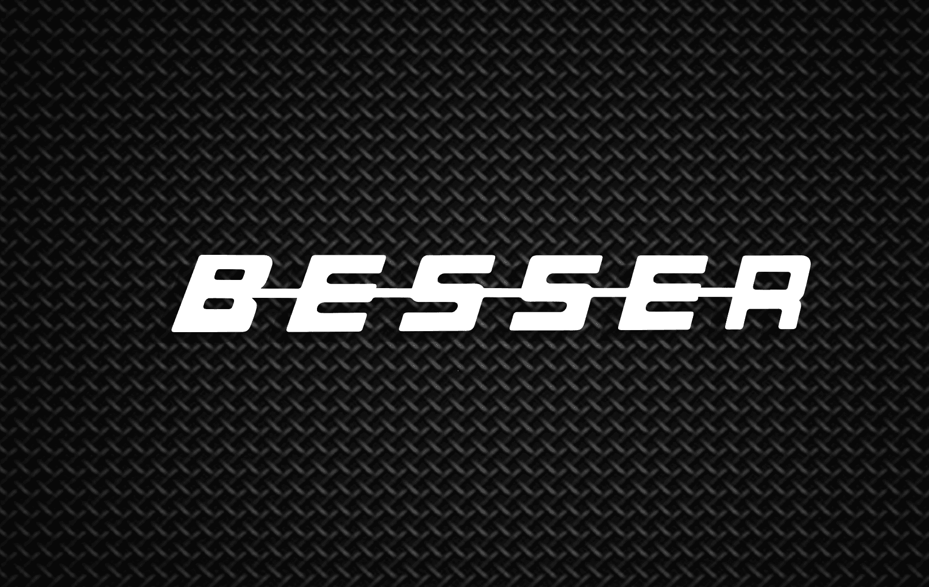 Besser Logo - Plexiglas Wit - 8mm