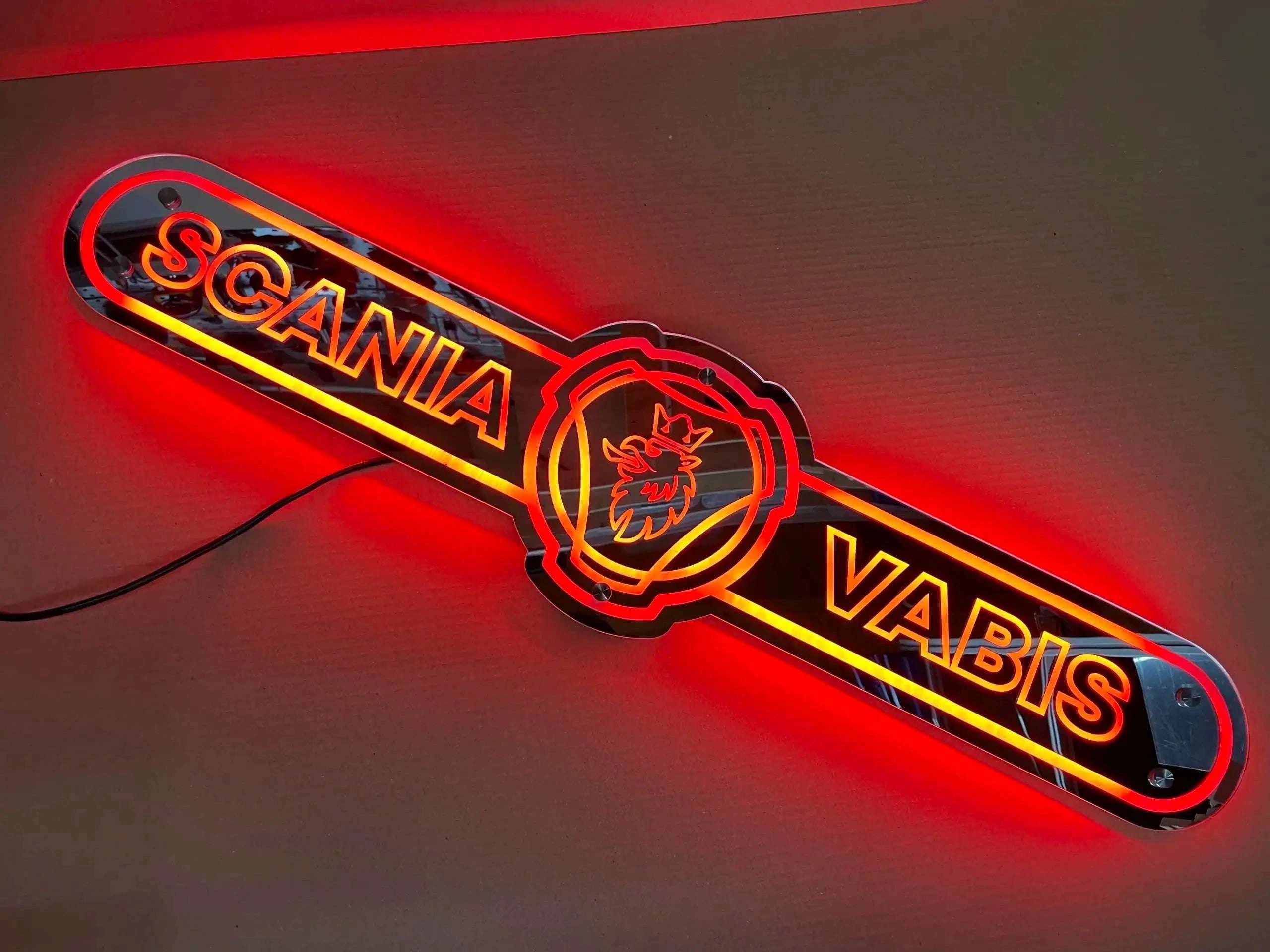 Scania LED Spiegel Achterwand - 120x30cm