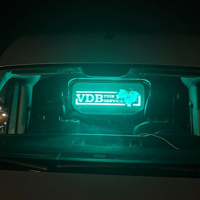 Mercedes Sprinter / VW Crafter LED Spiegel Achterwand - 69x30cm