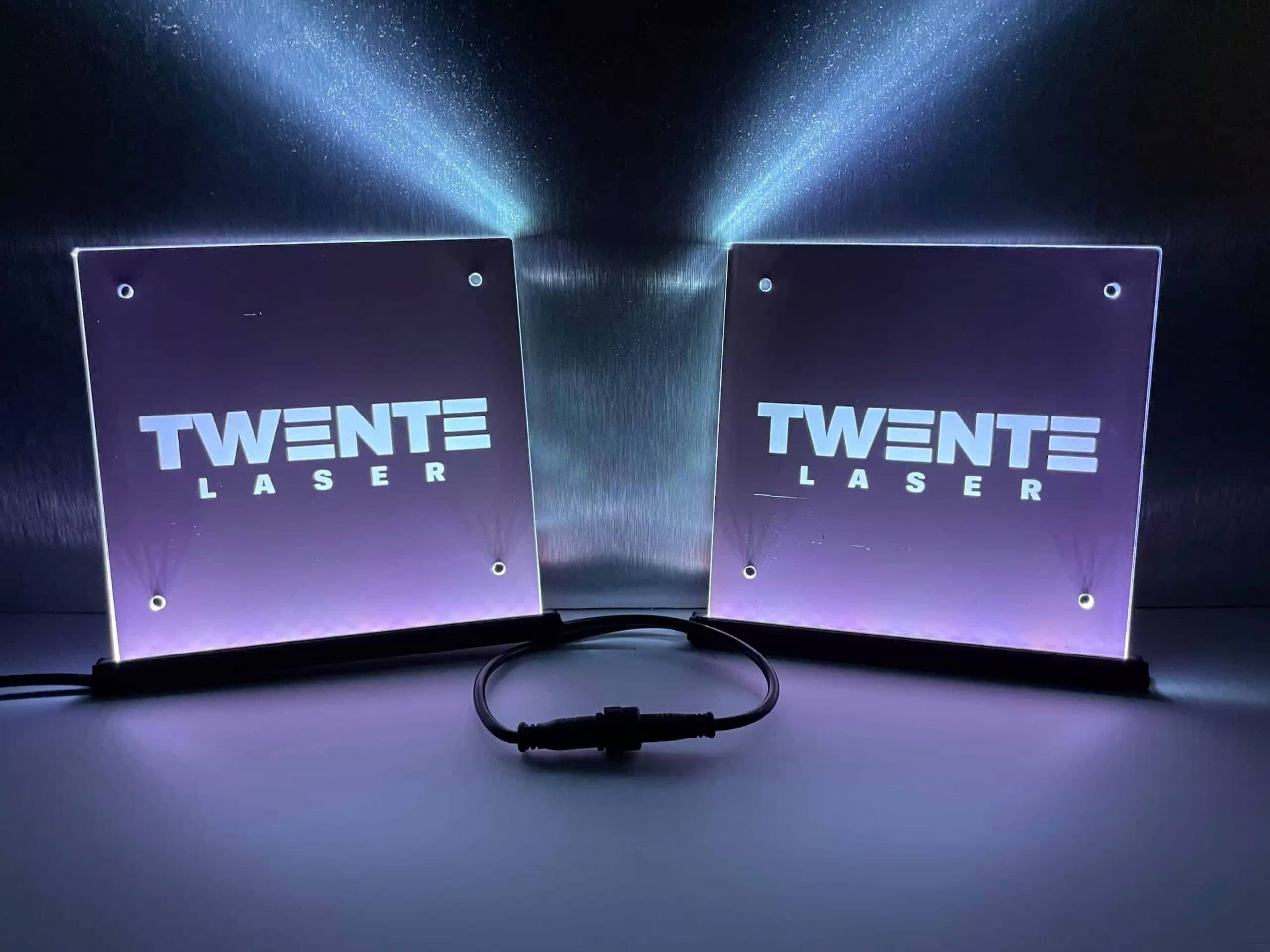 Led bakje set met eigen ontwerp - 15x15cm