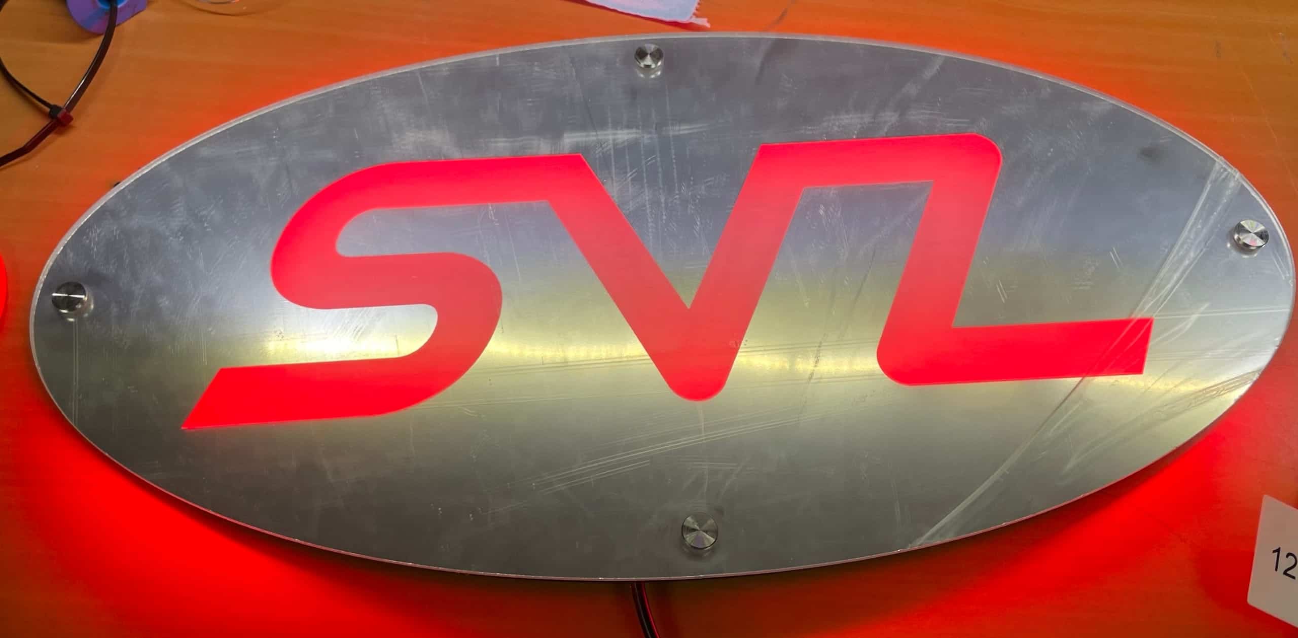 Eigen ontwerp LED Spiegel Ovaal Achterwand