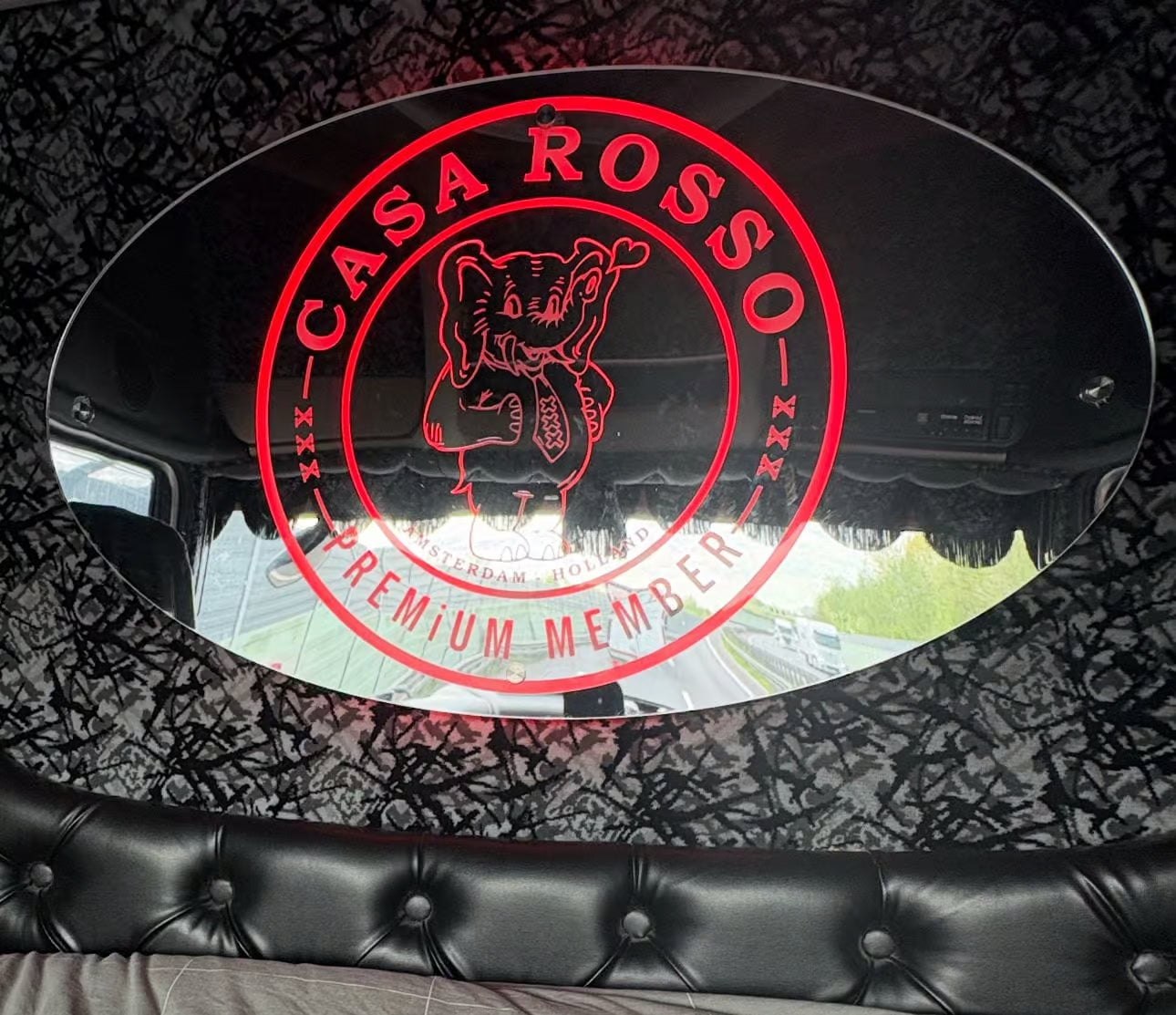 Casa Rosso LED Spiegel Ovaal
