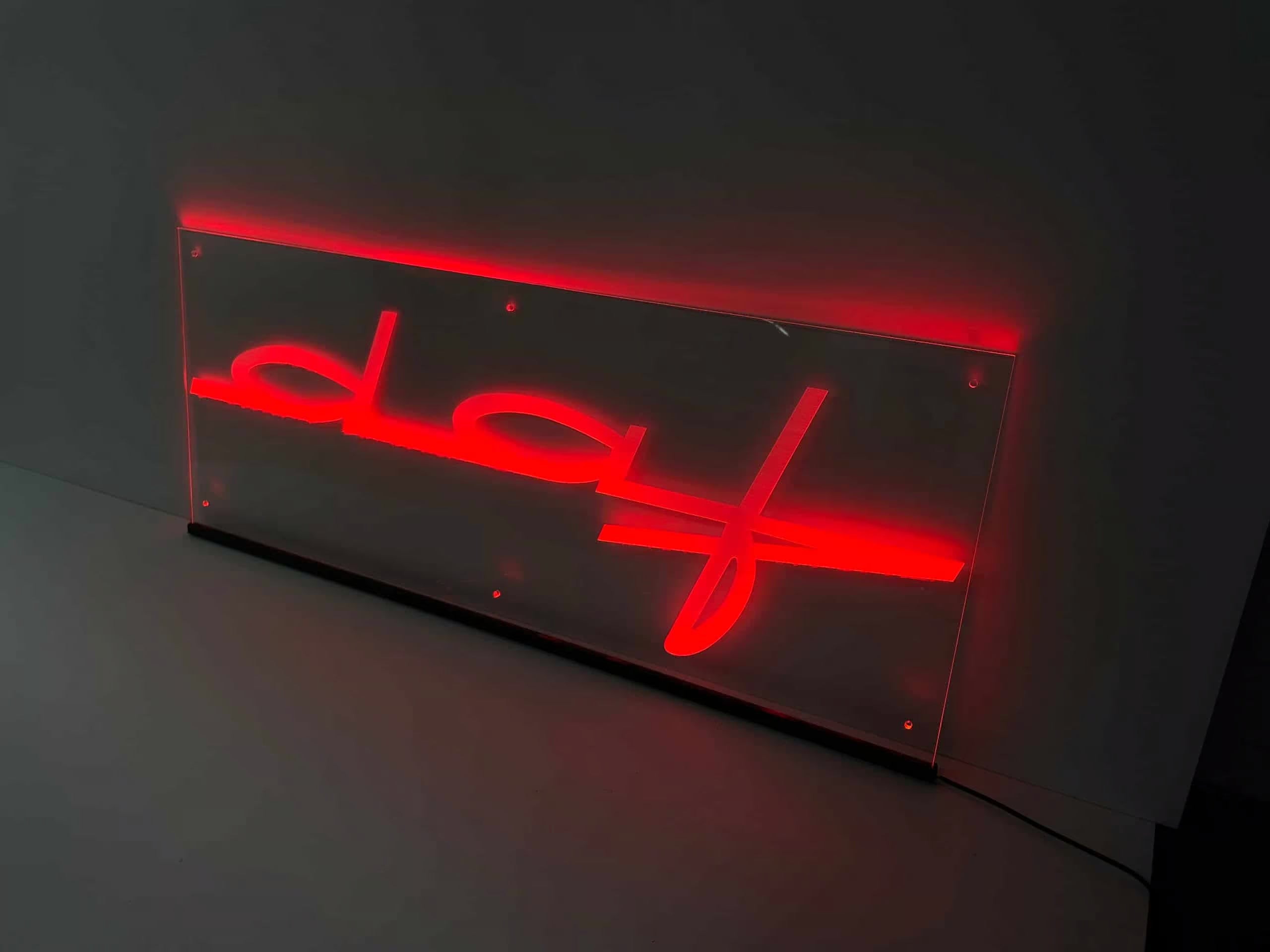 Klassieke DAF lichtplaat - 70x28cm