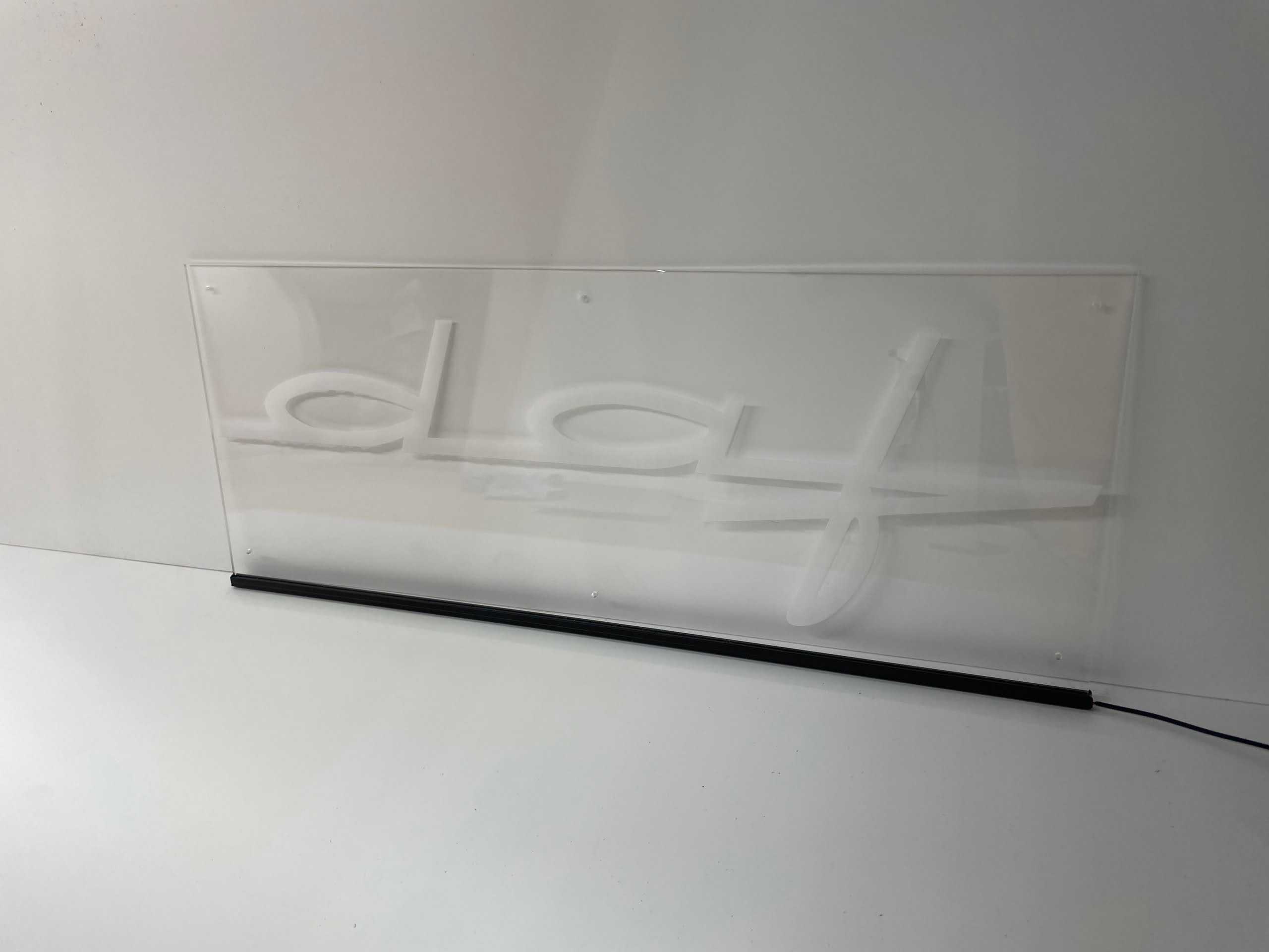 Klassieke DAF lichtplaat - 70x28cm