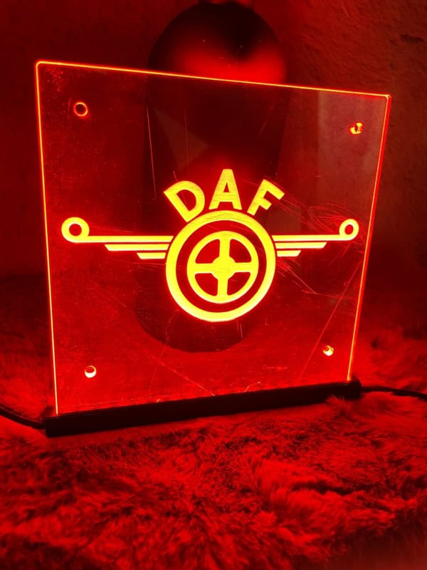 DAF Veerblad Led bakje set - 15x15cm - Afbeelding 2
